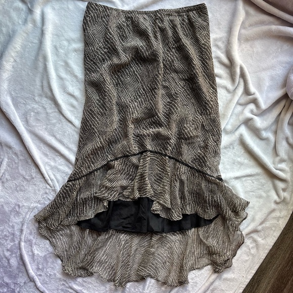 Robbie Bee 100% silk midi skirt - Picture 2 of 4